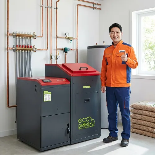 Пеллетный котёл Kiturami KRP 50A